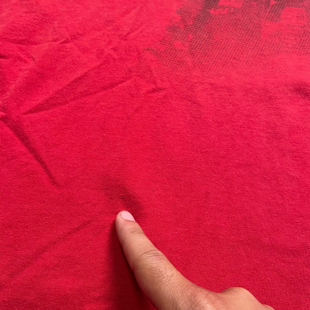 Vintage Dale Earnhardt Jr Winners Circle NASCAR 2004 Schedule Red T-Shirt 2XL - Picture 9 of 9